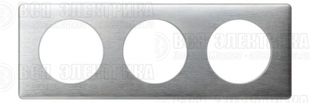 Рамка 3-м Celiane алюм. Leg 068923