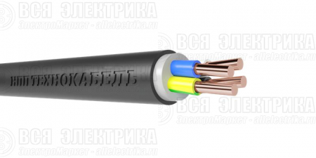Кабель ППГнг(А)-HF 4х2.5 ОК (N) 0.66кВ (м) Технокабель 00-00148263