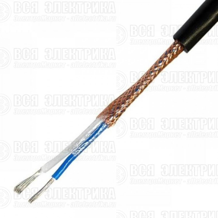 Кабель МКЭШнг(А)-LS 2х0.75 500В (бухта) (м) АЛЬФАКАБЕЛЬ 657661