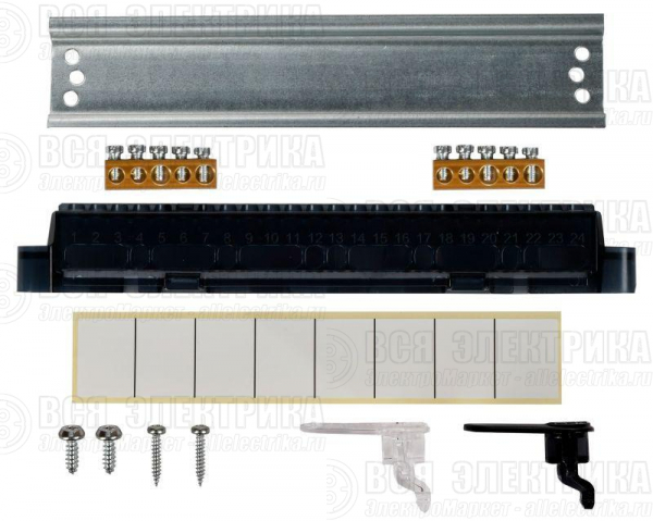 Корпус ЩРВ-П-8 UNION Compact IP41 черн. прозр. дверь пластик. IEK UIC-KP12-V-08-41-K01