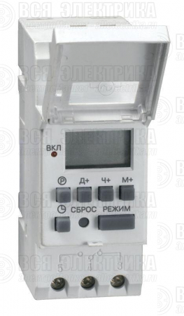 Таймер цифровой ТЭ15 16А 230В на DIN-рейку KARAT IEK MTA10-16