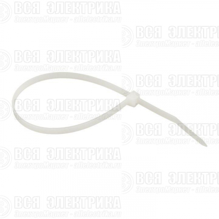 Хомут кабельный 4.8х450 нейл. бел. (уп.100шт) EKF plc-c-4.8x450
