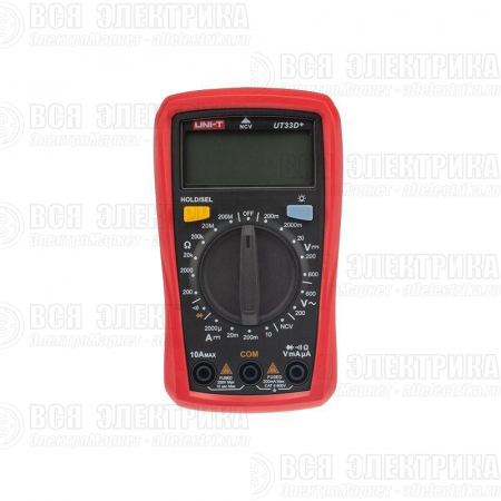 Мультиметр портативный UT33D+ NCV + прозвонка UNI-T 13-0058