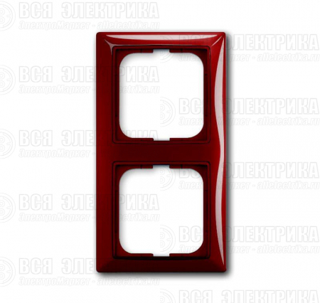 Рамка 2-м Basic 55 foyer-red ABB 2CKA001725A1517