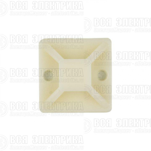 Площадка самоклеящаяся 25х25мм бел. (уп.100шт) EKF plc-25x25
