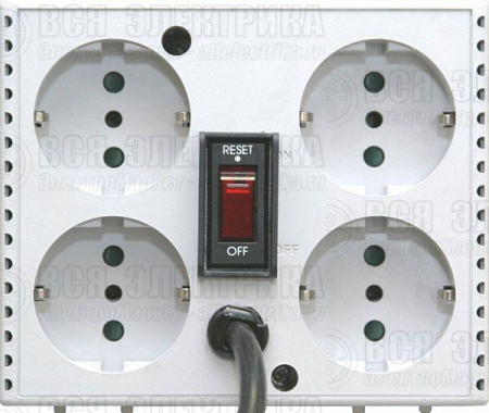 Стабилизатор напряжения TCA-1200 600Вт 1200В.А бел. POWERCOM 95255