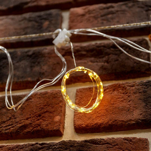Гирлянда светодиодная "Роса "Светодиодный дождь" 6х3м LED тепл. бел. 24Вт IP20 USB+пульт управления Neon-Night 315-996