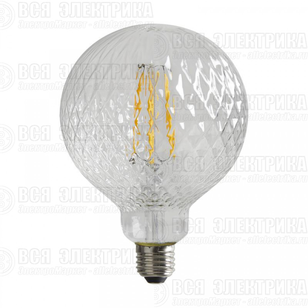 Лампа светодиодная филаментная Loft 271 YX-G125175LFFEC01 4Вт 2200К E27 DIM Voltega 8574
