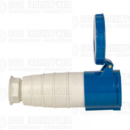 Розетка кабельная 63А 220В (233) 2P+РЕ IP67 EKF ps-233-63-220