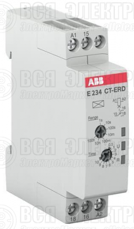 Реле времени CT-ERD (0.05-100ч)1ПК ABB 1SVR500100R0000