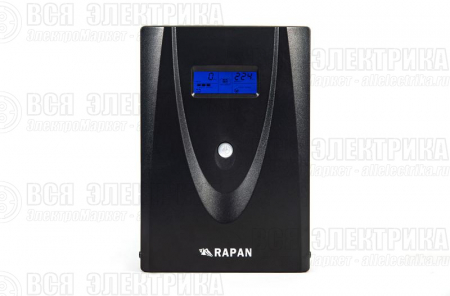 Источник бесперебойного питания RAPAN-UPS 3000 220В 3000В.А/1800Вт меандр АКБ 4х7А.ч интерактивный Бастион 734