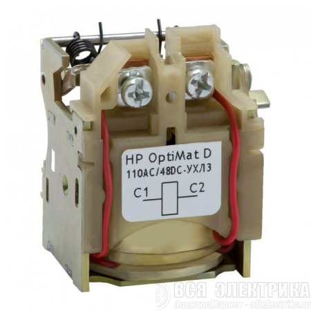 Расцепитель независимый OptiMat D 220DC/400AC УХЛ3 КЭАЗ 143497