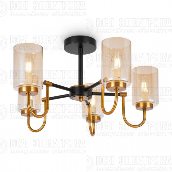 Светильник Jewel 40Вт E14х5 IP20 потолочн. Freya FR5321CL-05BZ