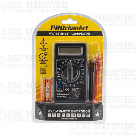 Мультиметр портативный M832 (DT832) PROCONNECT 13-3012