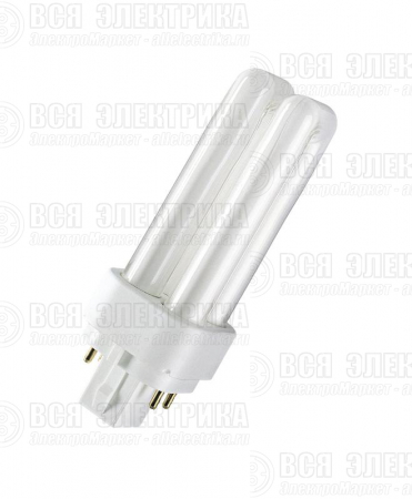 Лампа люминесцентная компактная DULUX D/E 26Вт/840 G24q-3 OSRAM 4099854122453