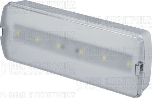 Светильник светодиодный 95 293 NEF-20 3Вт 200лм 220-240В IP20 акк. Ni-Cd 600мА.ч аварийно-эвакуационный NAVIGATOR 95293