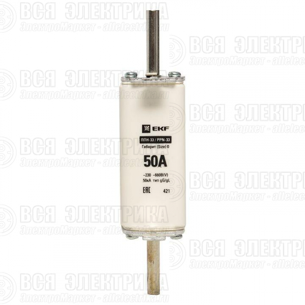 Вставка плавкая ППН-33 160/50А габарит 0 PROxima EKF fus-33-0/160/50