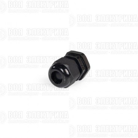 Ввод кабельный пластиковый PG 11 (5-10 мм) черн. (уп.100шт) Fortisflex 88641