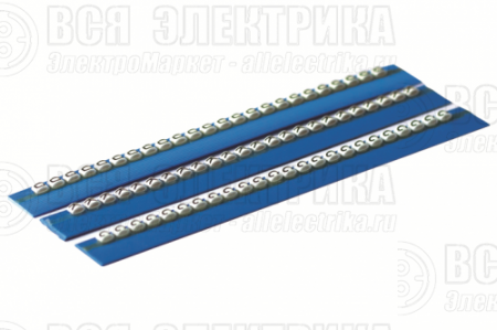 Планка маркировочная 2.3мм "I" черн./желт. (уп.10шт) DKC BL117MIIBY