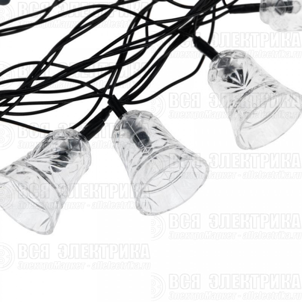 Гирлянда светодиодная "Колокольчики" 2.8м 20LED мультиколор RGB 2Вт IP20 с контроллером Neon-Night 303-062