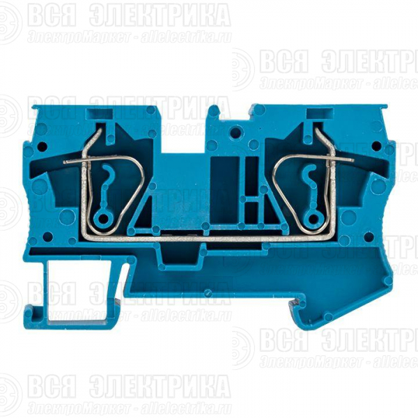 Колодка клеммная ST-4 41А пружинная син. EKF plc-jxb-st-4-blue
