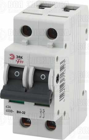 Выключатель нагрузки 2п 63А ВН-32 Pro NO-902-88 ЭРА Б0031716