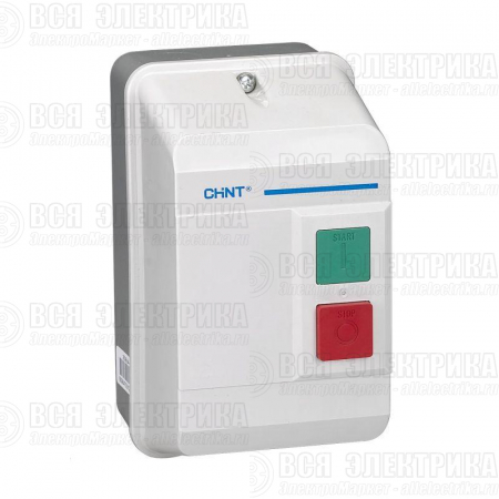 Пускатель электромагнитный в корпусе NQ3-5.5P 5.5-8А AC 220В IP55 (R) CHINT 496407