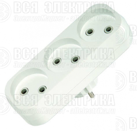 Разветвитель 3-м без заземл. Makel 10032