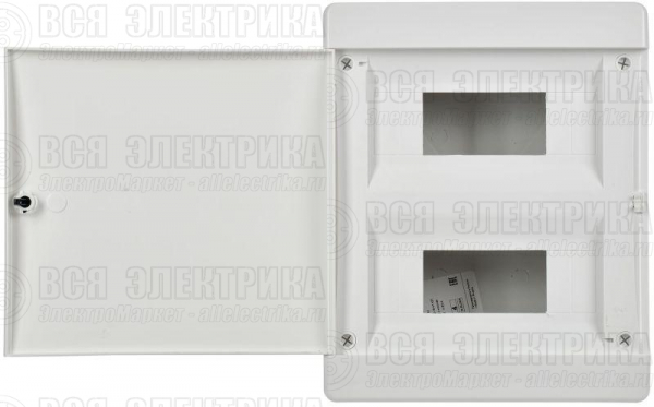 Корпус ЩРВ-П-18 UNION Compact IP41 бел. дверь пластик. IEK UIC-KP13-V-18-41-K01