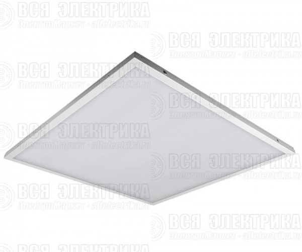 Светильник светодиодный PPL 595/U Opal 36Вт 4000К IP40 595х595х19 ДВО/ДПО универс. рассеив. V2 негорюч. с драйвером панель JazzWay 5005303C