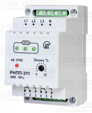 Реле напряжения РНПП-311 3ф НовАтек-Электро 3425600311