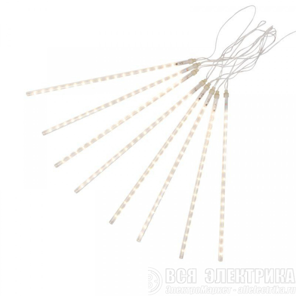Гирлянда "Тающие сосульки" 8шт х 0.5м шаг 40см 230В LED тепл. бел. Neon-Night 256-416