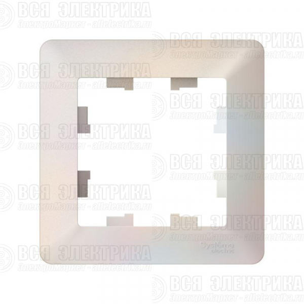 Рамка 1-м AtlasDesign Air жемчуж./дым. бел. SE ATN220401