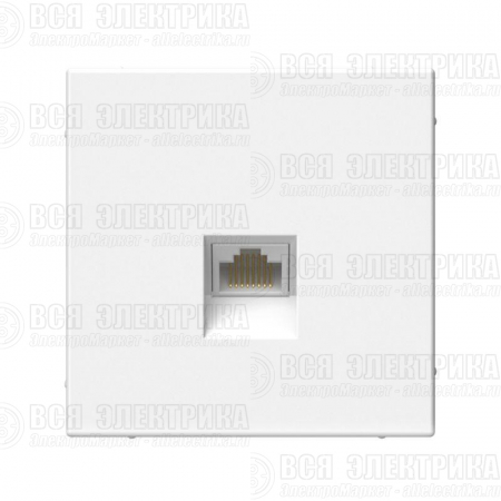 Розетка компьютерная ArtGallery RJ45 кат.6A механизм лотос SE GAL001386