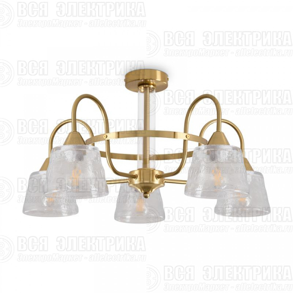 Светильник Caramel 5х60Вт E27 IP20 подвесной Freya FR5522PL-05BS1