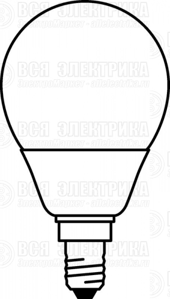 Лампа светодиодная LED Value LVCLP60 7SW/830 7Вт шар матовая E14 230В 10х1 RU OSRAM 4058075579620