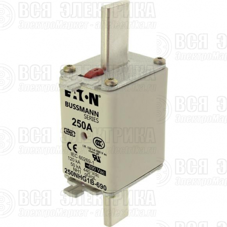 Предохранитель NH 160A 690В gG 1 двойн. индикация EATON 160NHG1B-690