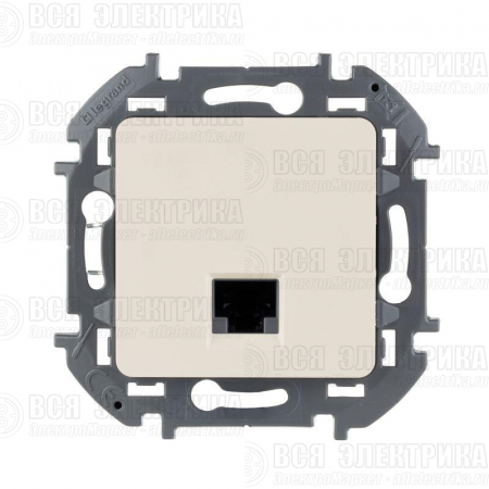 Розетка компьютерная Inspiria RJ45 кат.5E UTP сл. кость Leg 673826