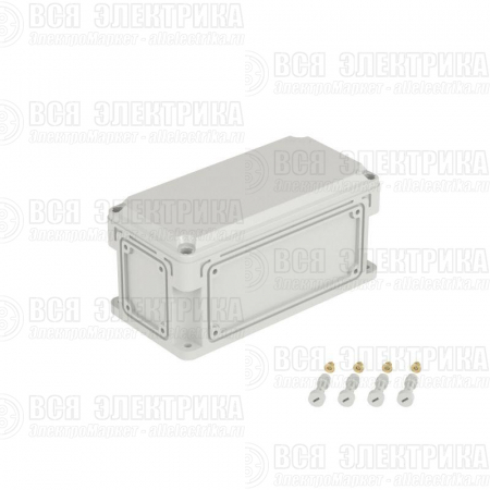 Корпус 300х150х146мм IP67 с непрозр. крышкой 21мм с фланцами пластик. DKC 531210