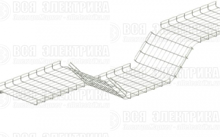 Лоток проволочный 500х54 L3000 сталь 5.9мм CF BS EZ оцинк. CABLOFIL CM000301