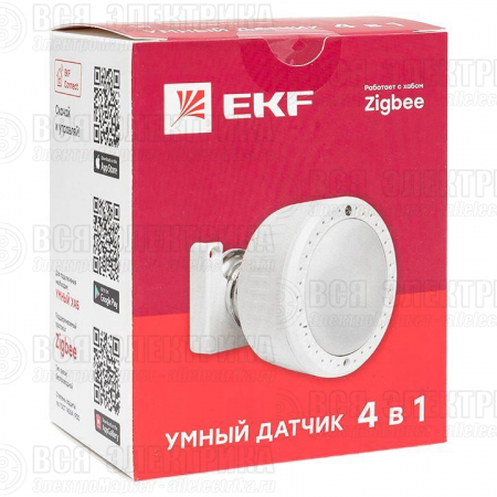 Датчик 4в1 умный Zigbee Connect EKF is-thpl-zb