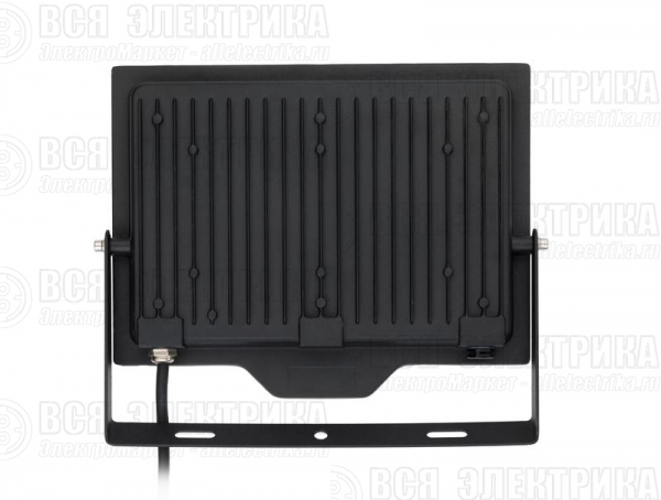 Прожектор светодиодный СДО FL 10 C 100W VW 865 BK CL 277х220х30мм 100Вт 6500К IP65 уличный черн. Русский Свет 15081023056