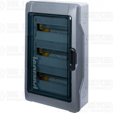 Бокс ОП Plexo3 IP65 36м(3х12) N+PE Leg 601983