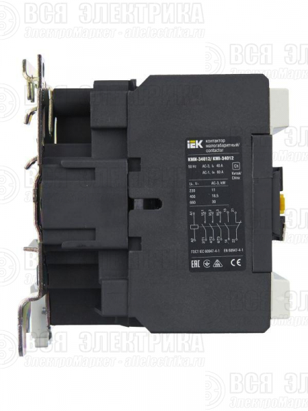Контактор КМИ-34012 40А 400В/AC3 1НО 1Н3 KARAT IEK KKM31-040-400-11