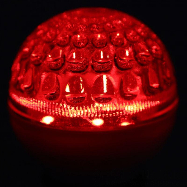 Лампа светодиодная 1Вт 9LED Шар d50 E27 красн. Neon-Night 405-212
