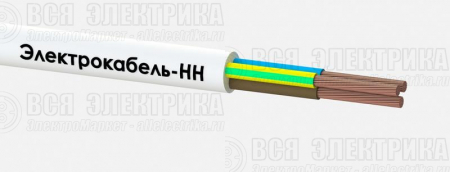 Провод ПВС 3х1 380В Б (уп.100м) ЭЛЕКТРОКАБЕЛЬ НН 000010091
