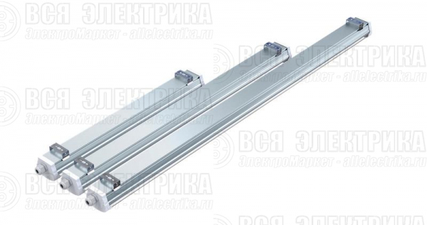 Светильник светодиодный ДСП WP 20 C 40W W 840 L1200 1200х74х60мм 40Вт 4000К IP65 пылевлагозащ. бел. Русский Свет 27072023134