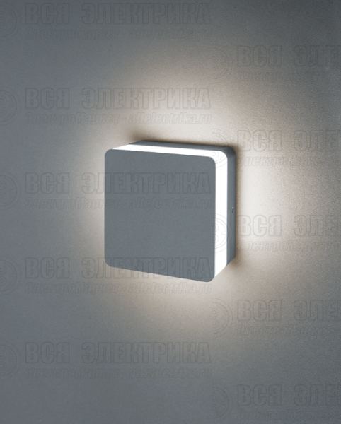 Светильник светодиодный 80 562 NOF-D-W-003-02 7Вт 3000К IP54 240лм для наружной подсветки квадрат сер. Navigator 80562