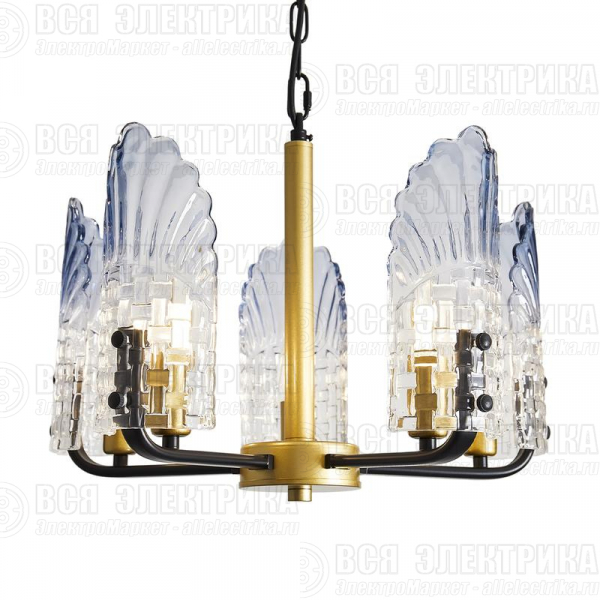 Светильник Ollie 5х40Вт E14 IP20 подвесной Freya FR5525PL-05GB
