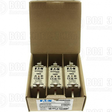 Предохранитель NH 160A 690В gG 1 двойн. индикация EATON 160NHG1B-690